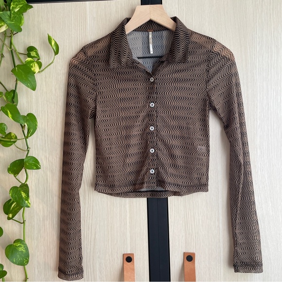 Free People Mesh Top - Picture 1 of 4